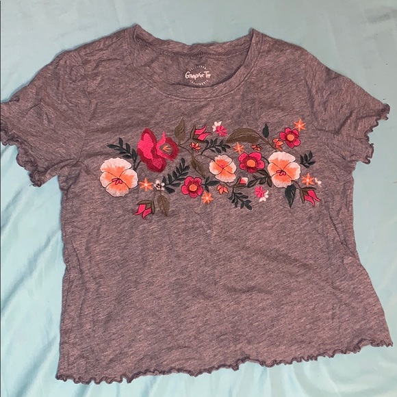 Flower Graphic Tee - Picture 1 of 4
